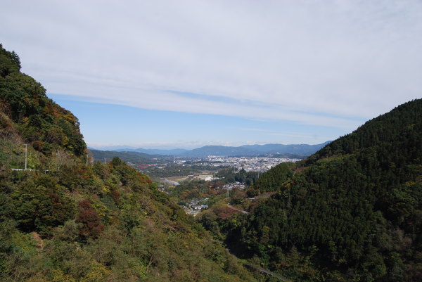 浦山ダムから見る景色