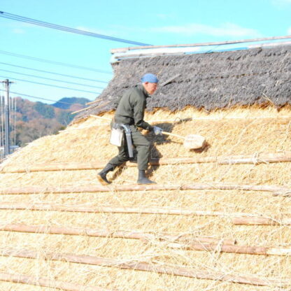 茅葺屋根　職人　埼玉県