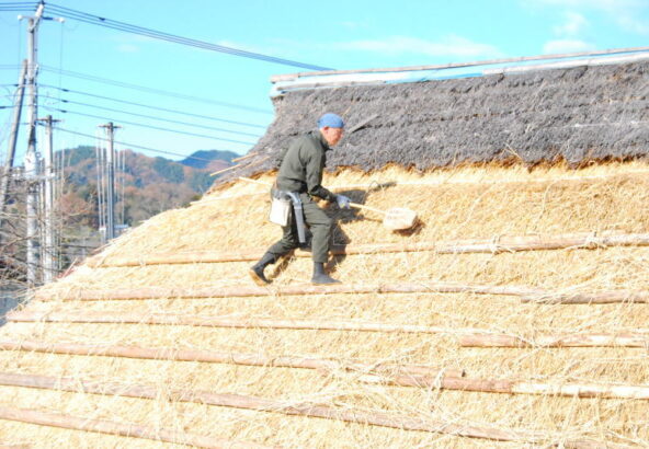 茅葺屋根　職人　埼玉県