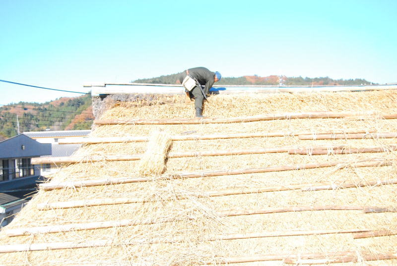 茅葺屋根 職人 埼玉県